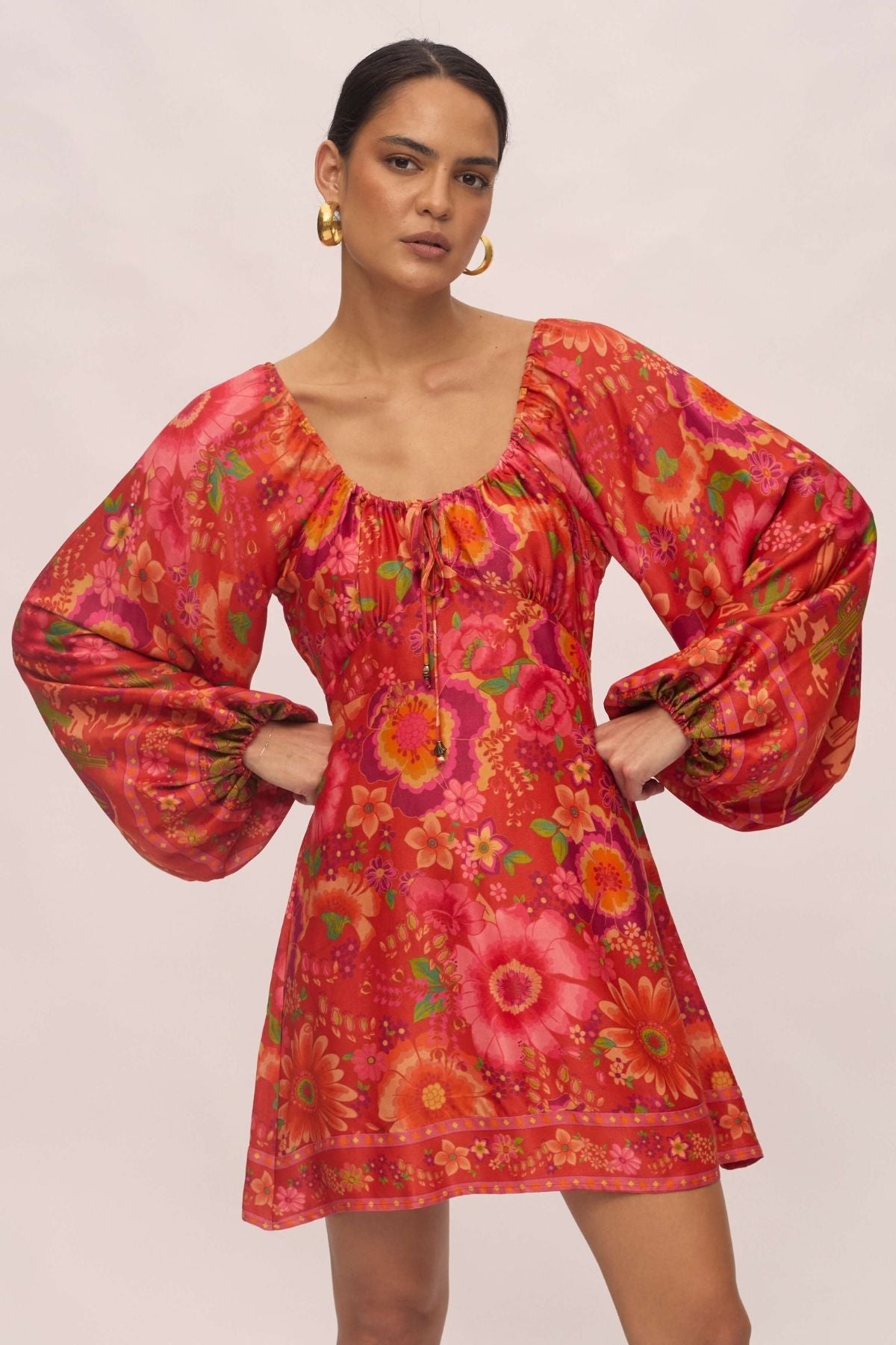 Revolver Mini Dress - Cherry