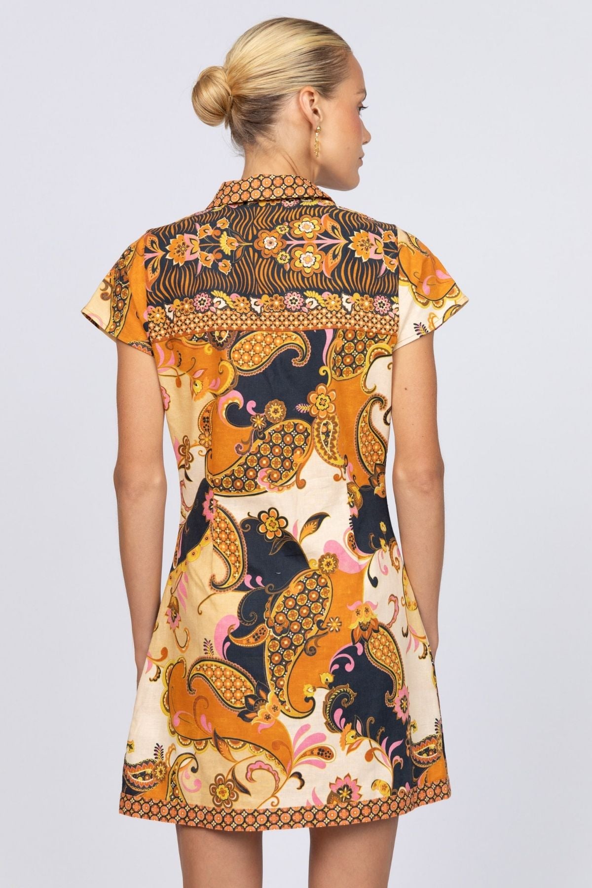 Cindy Mini Dress -Cocoa (Copy)
