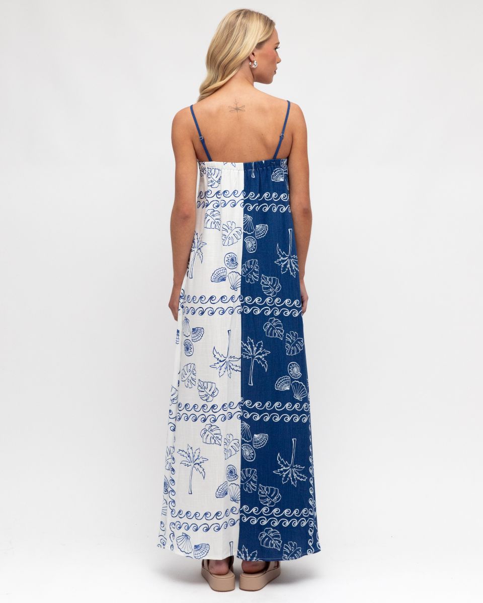 Paper Heart Maxi Dress - Brasilia