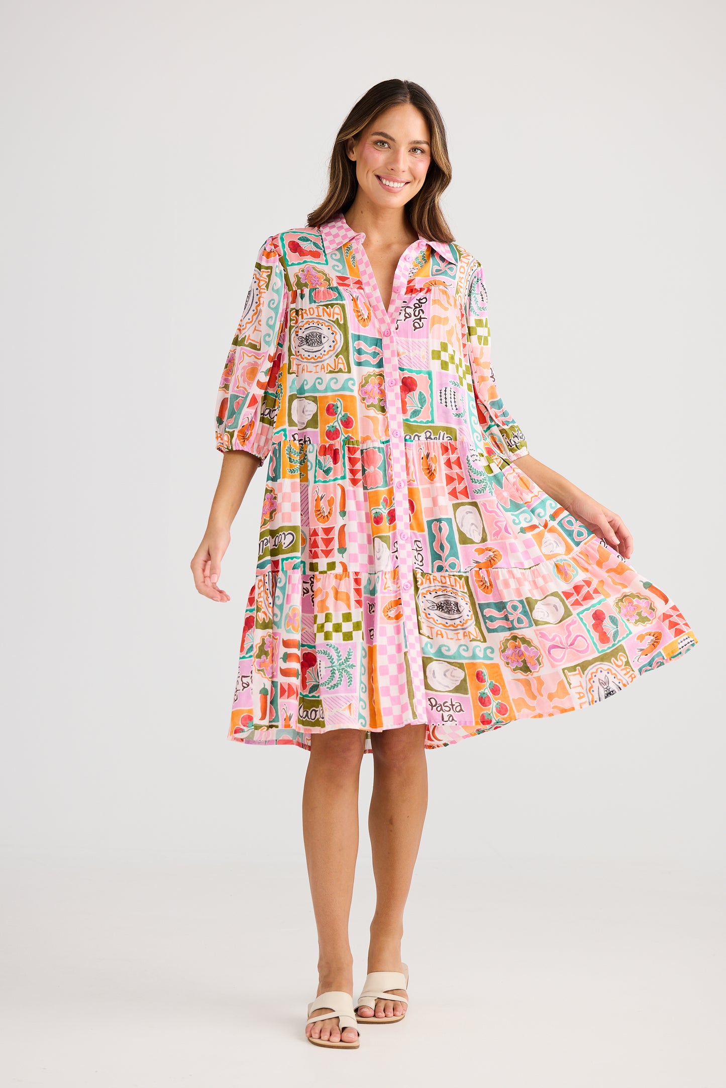 Fiji Dress - Sardinia Summer