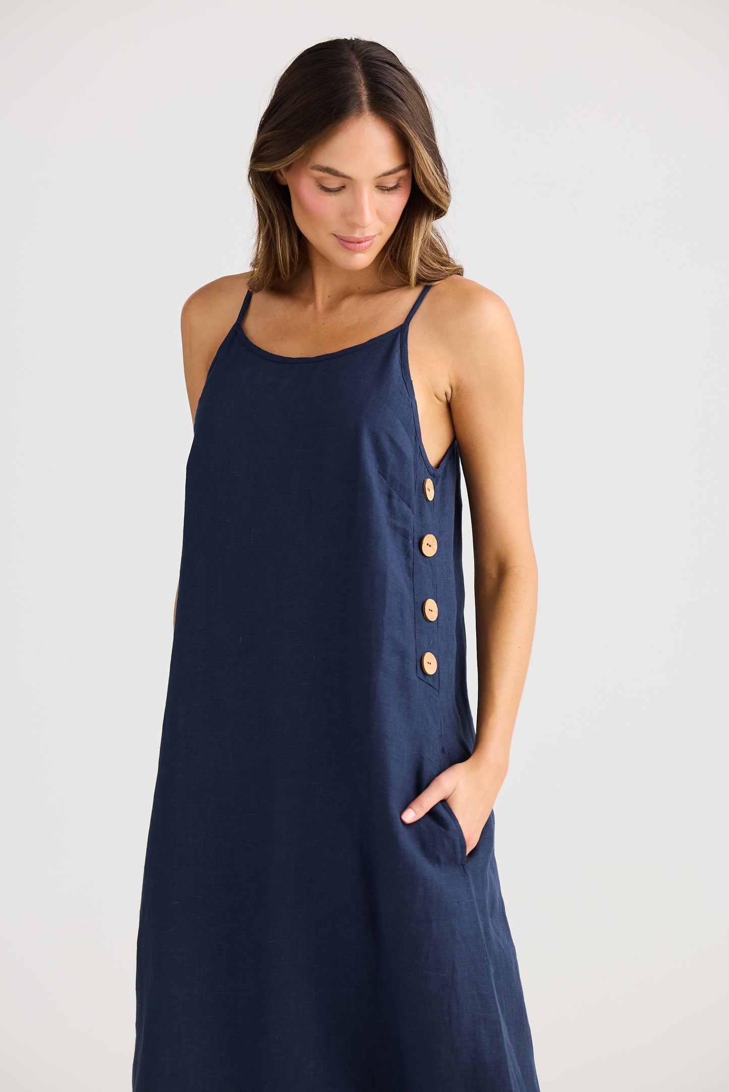Cliffside Maxi Dress - Navy
