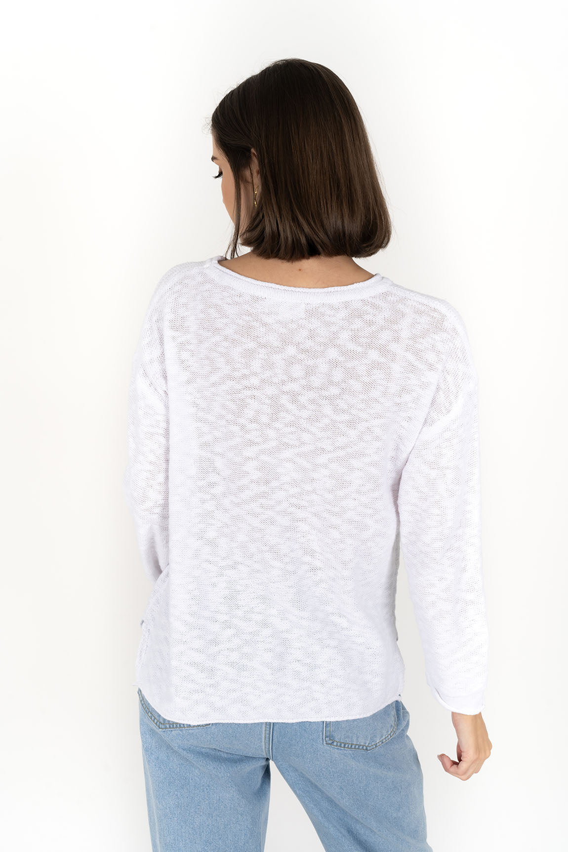 Sophia Sweater - White