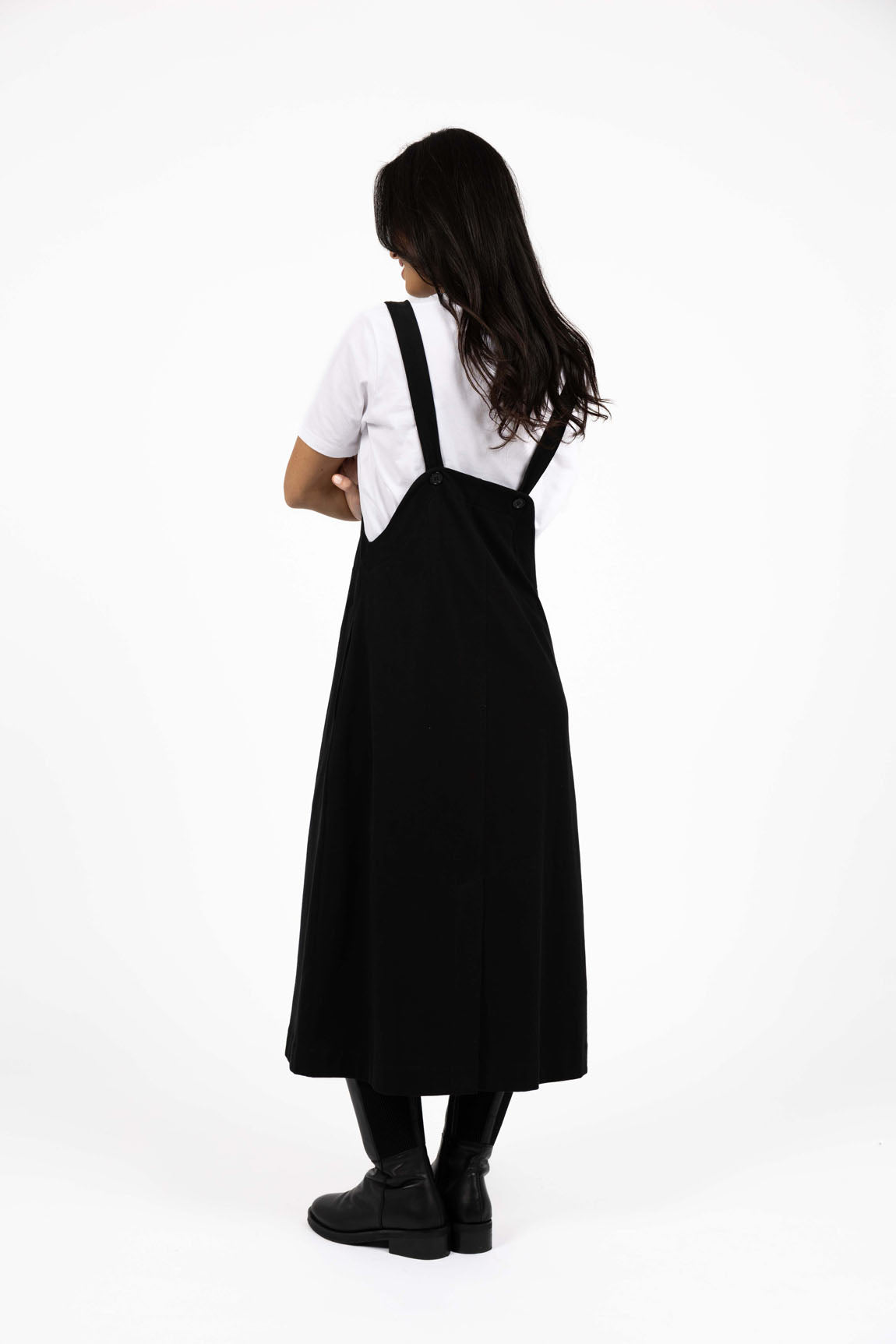 T -Shirt Pinafore - Black