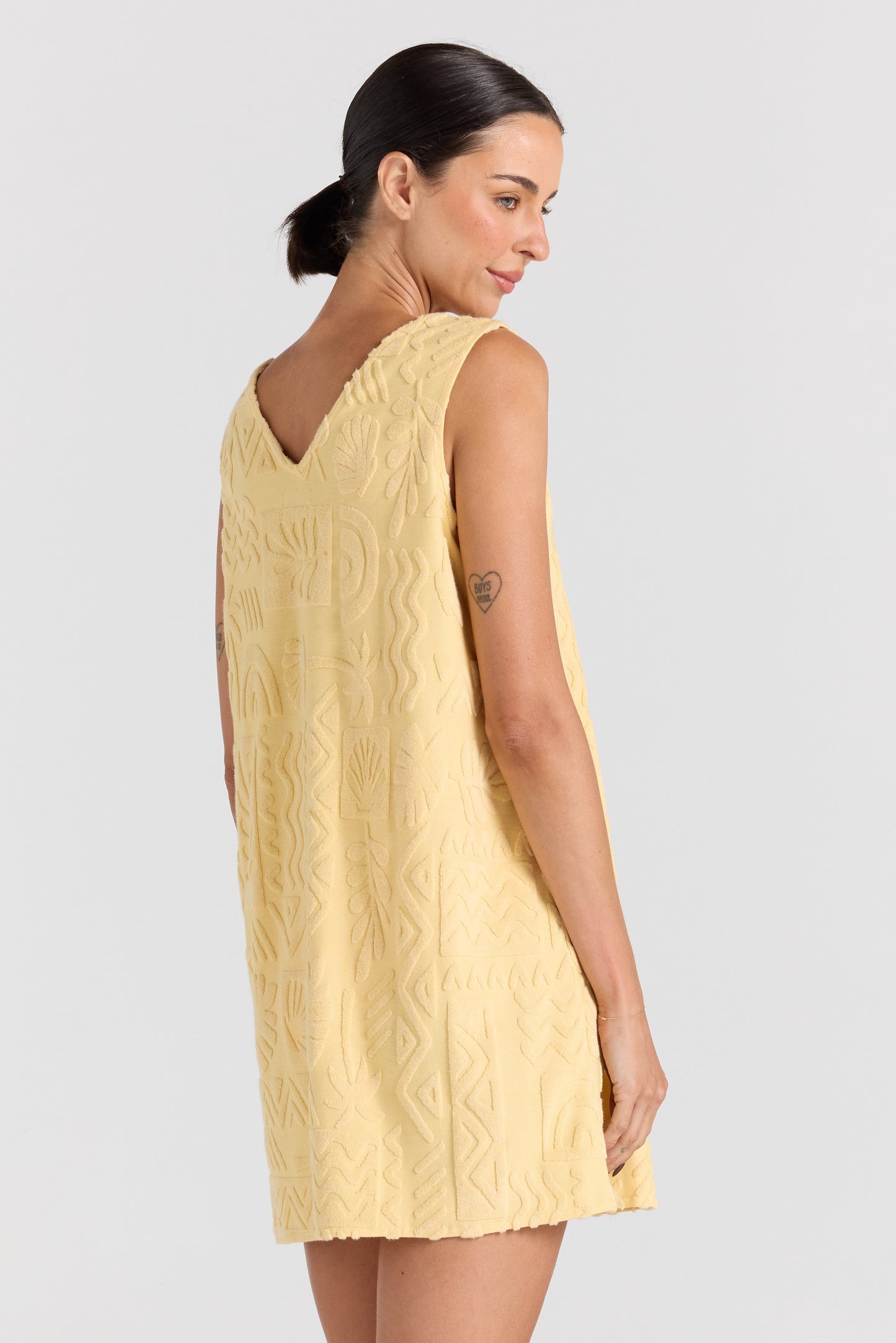 Mai Tai V Tunic Dress - Banana