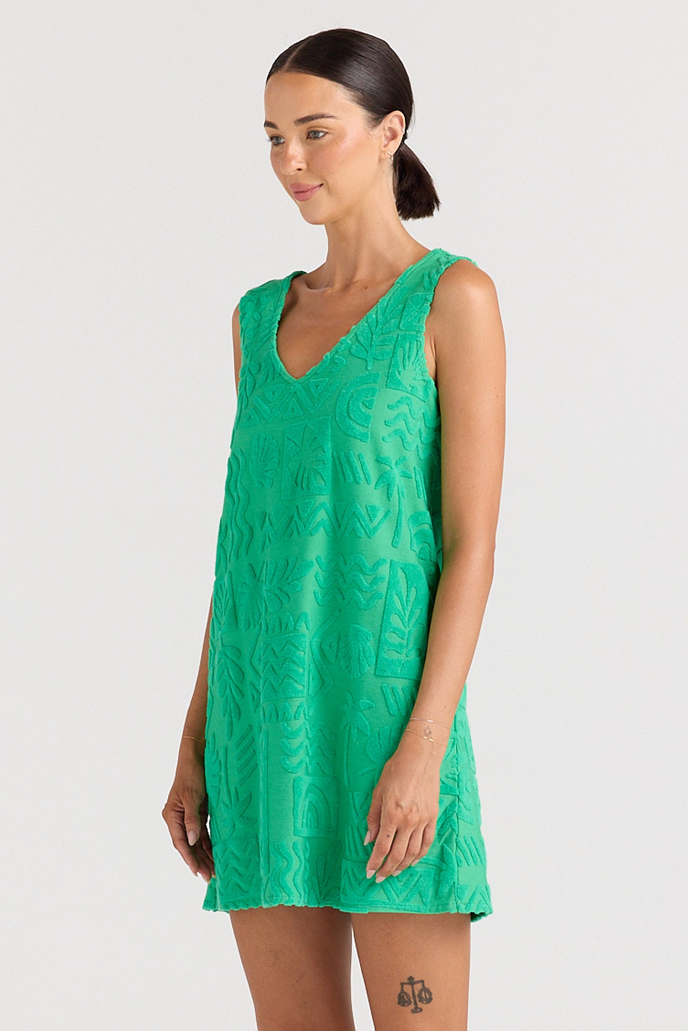 Mai Tai V Tunic Dress - Ivy