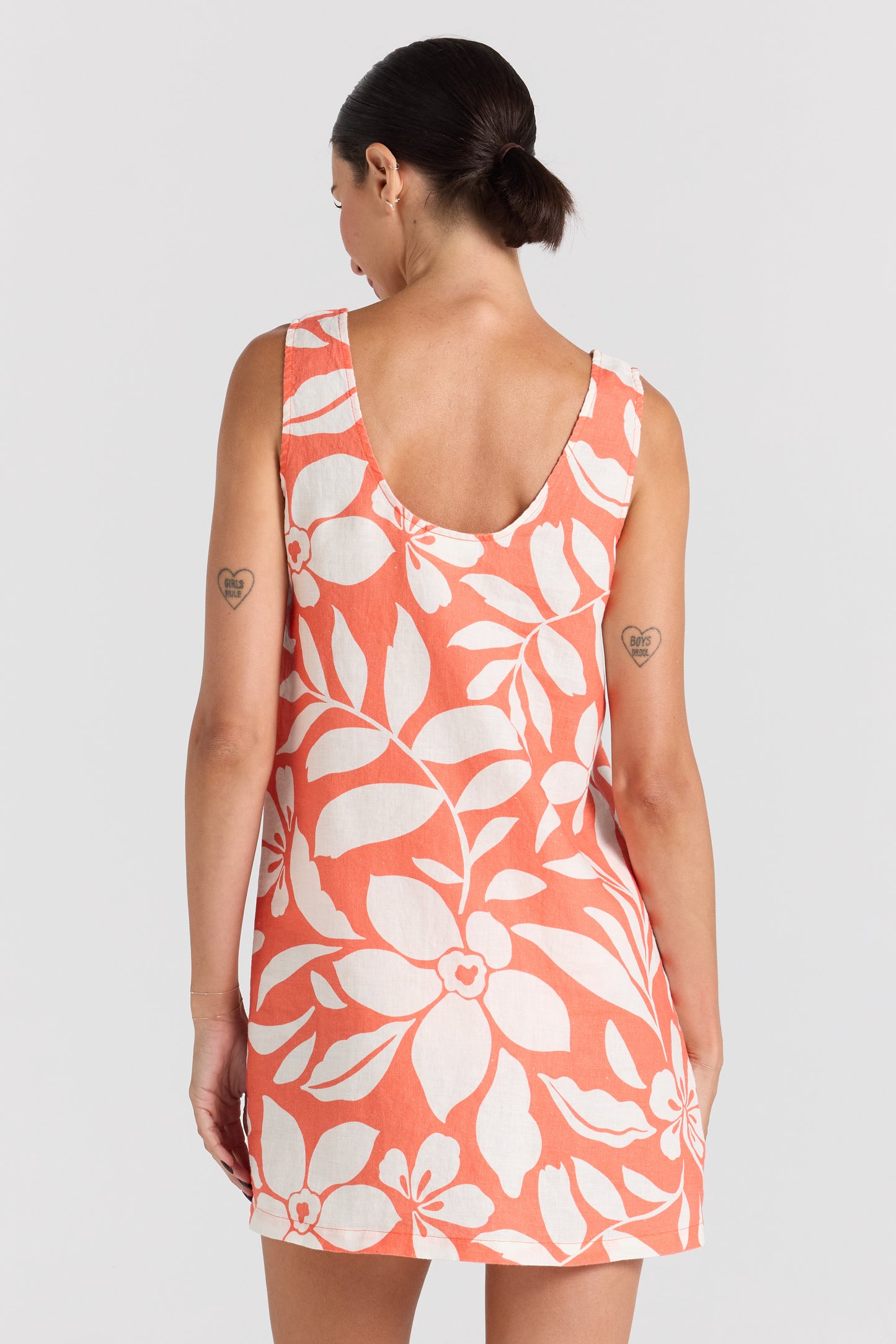 Mare U Shift Dress - Tangelo