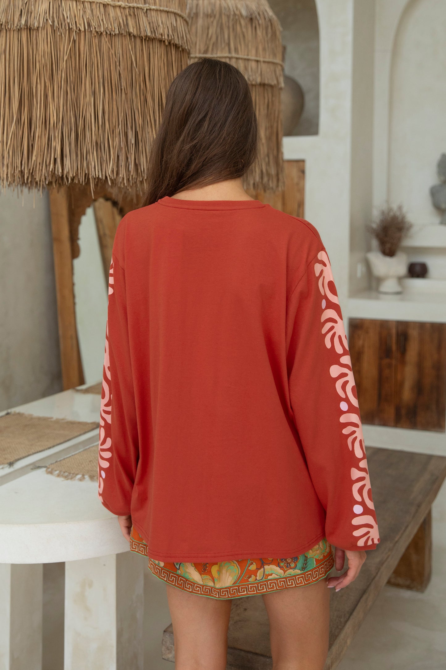 Golden Hour Long sleeve Tee - Sienna