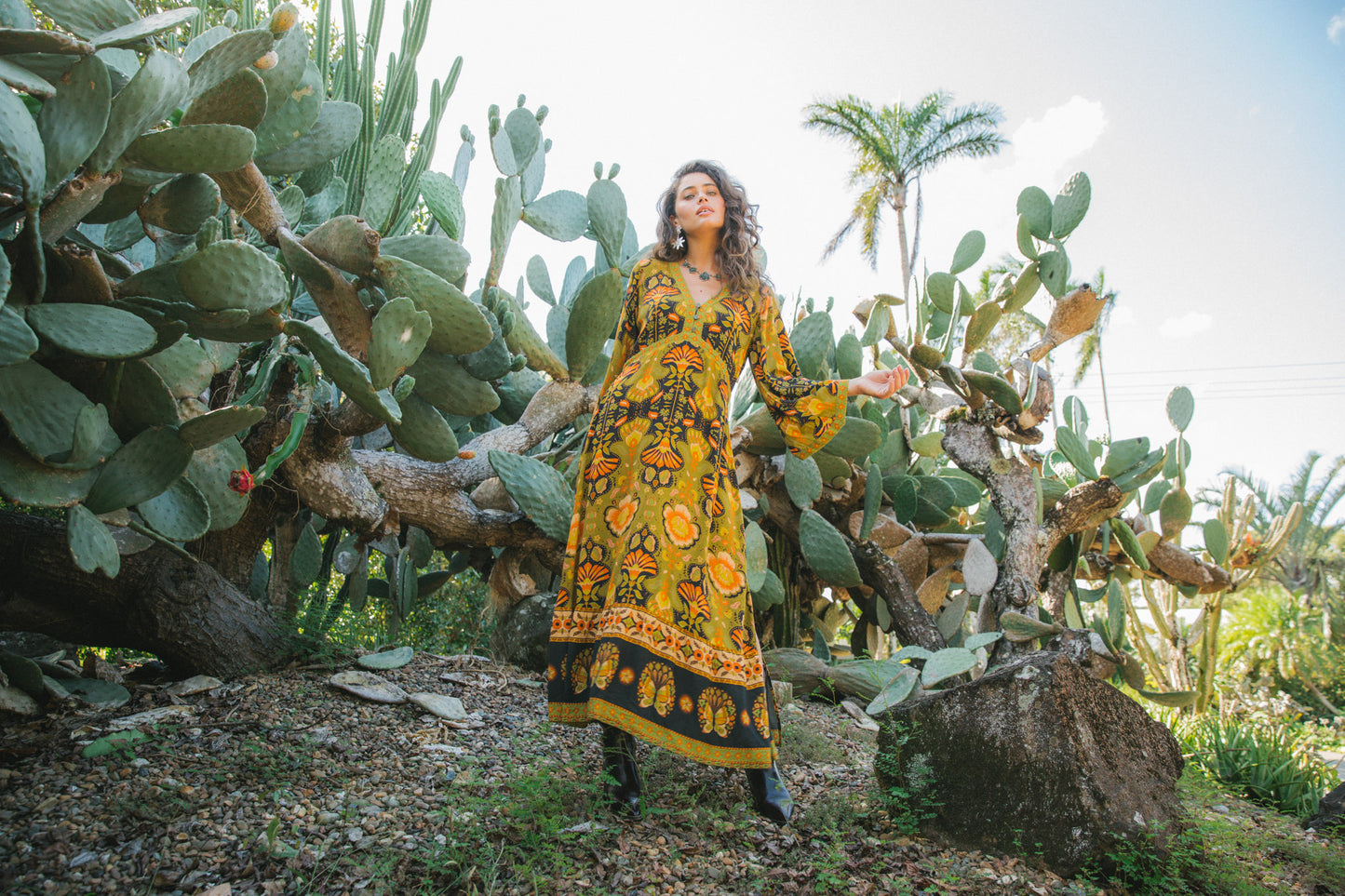 Empire Dress - Coyote