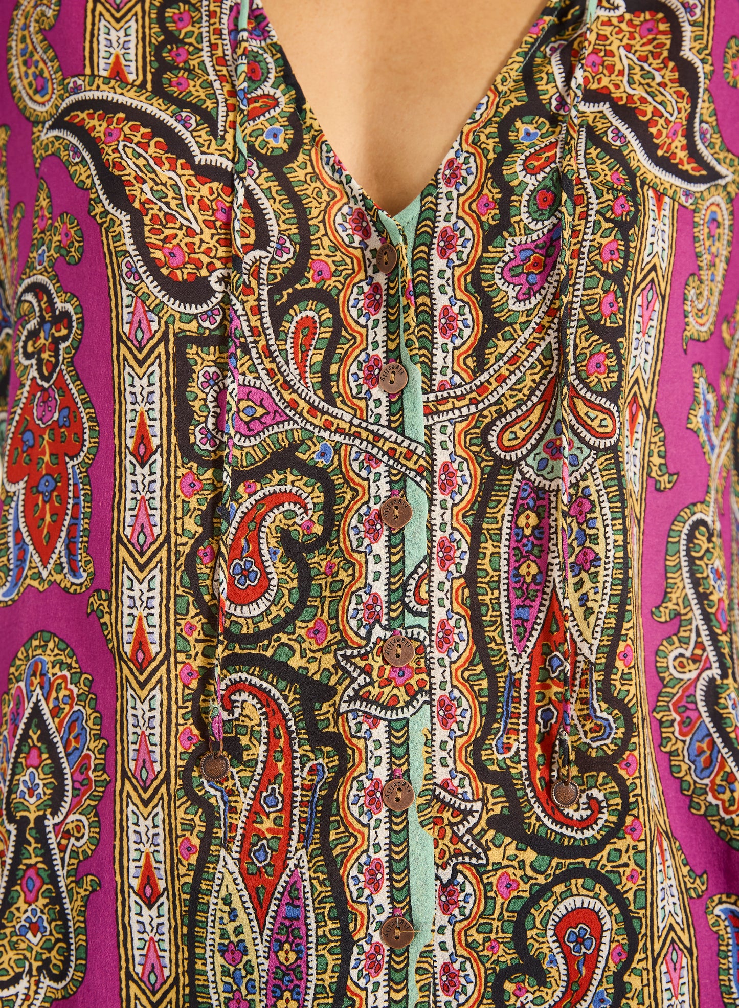 Haveli Shirt - Magenta