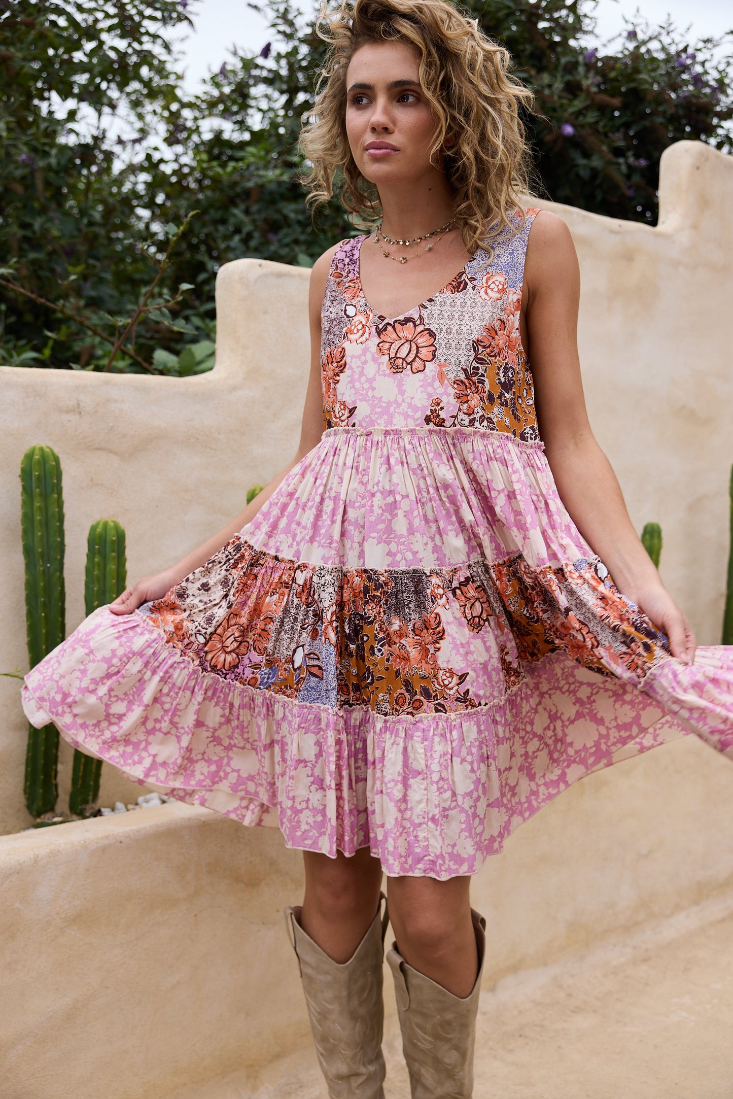 Lucky Charm Dress - Dream Weaver W Meadow Muse