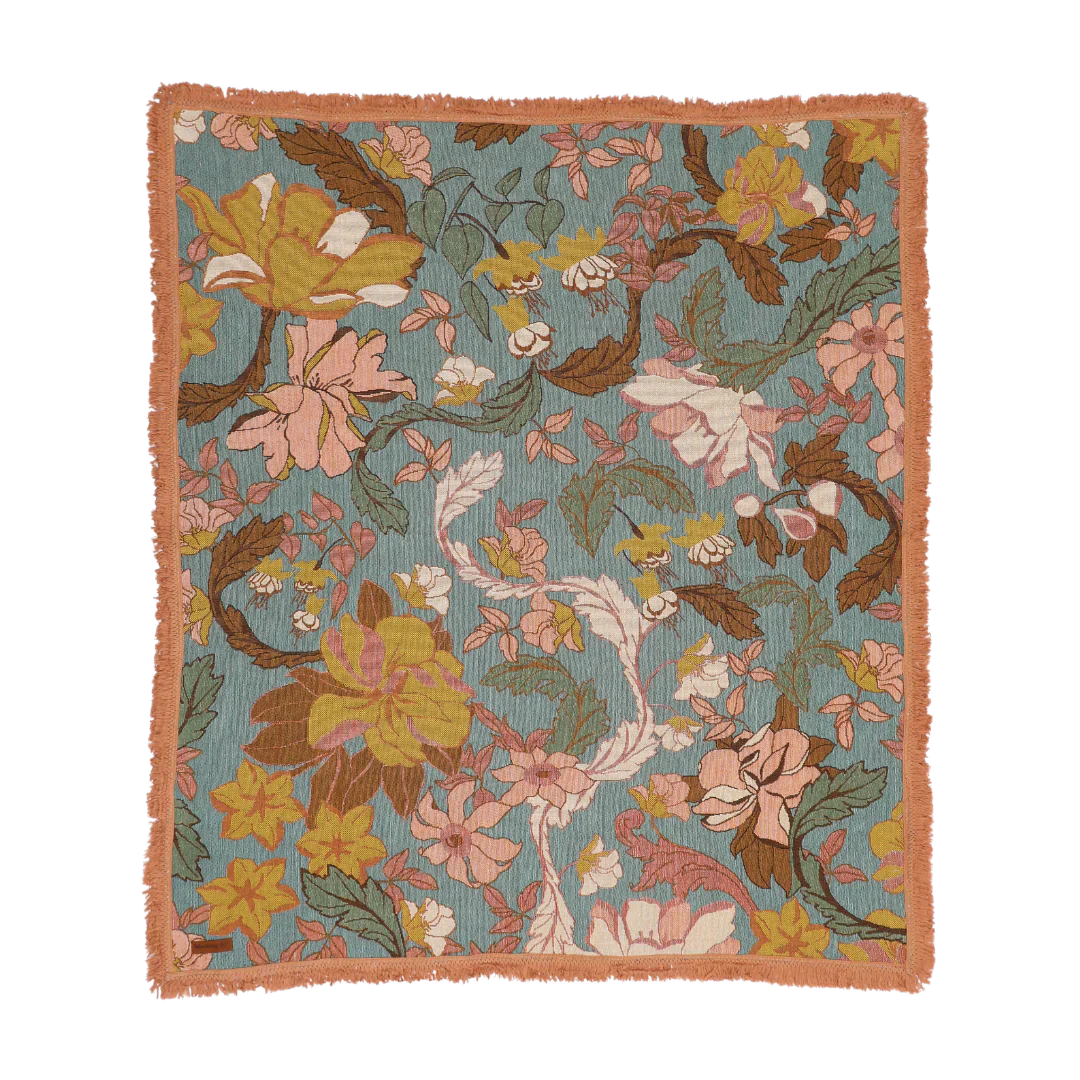 Flora Throw - Apricot