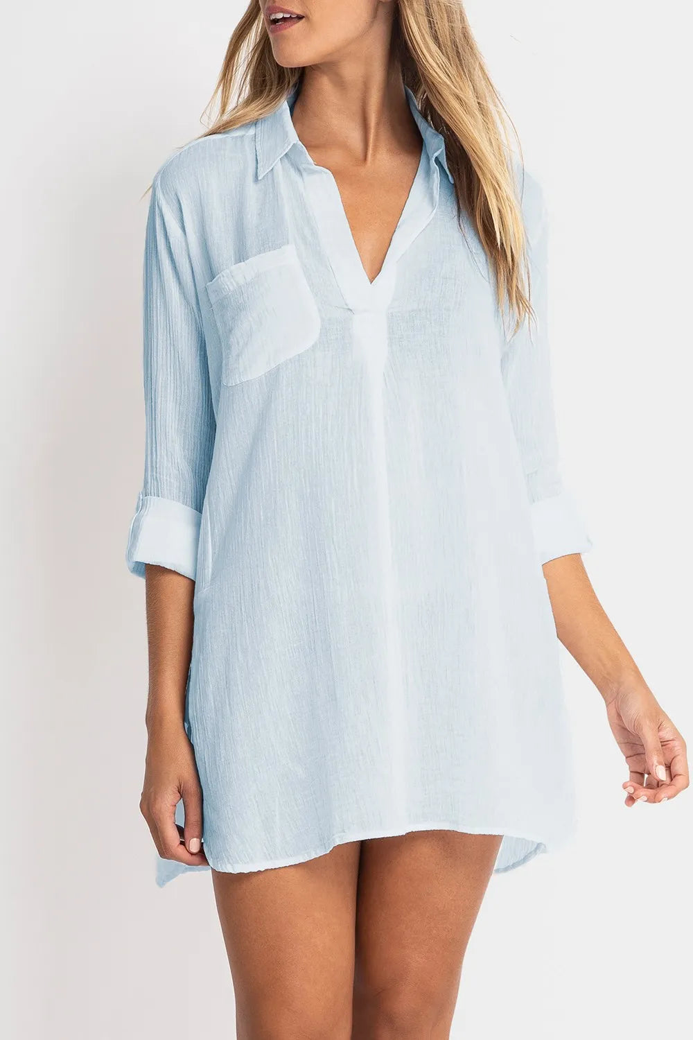 Resort Painters Shirt- Sky