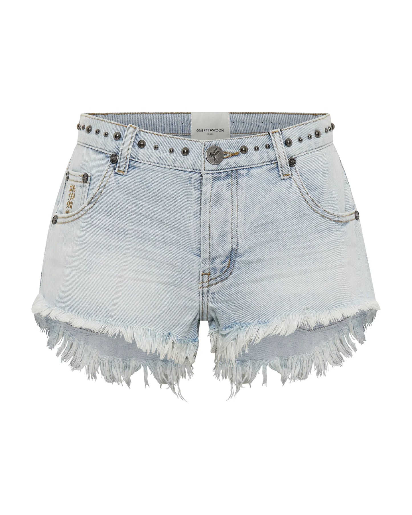 Bonita Low Waisted Denim Short - Hustler