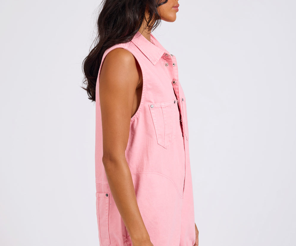 Braxton DNM Jumpsuit - Prism Pink