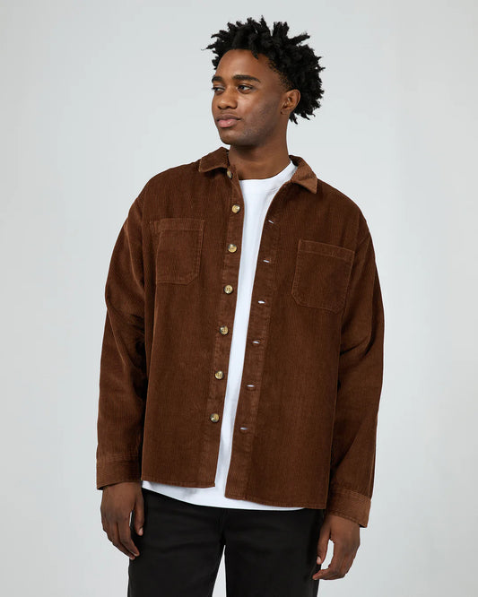 Cord Over Shirt - Nut