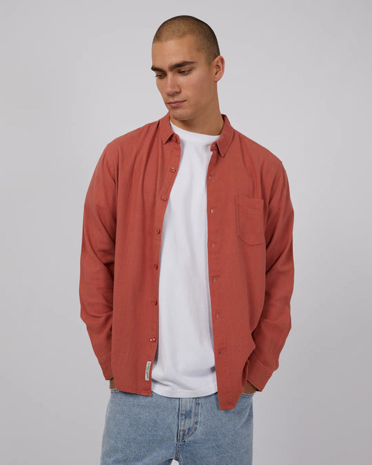Mason Linen Shirt - Musk
