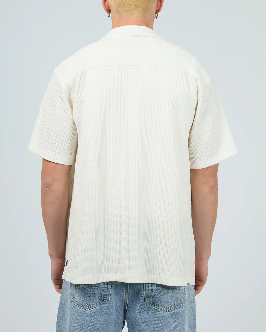 Session Waffle SS Shirt - Natural