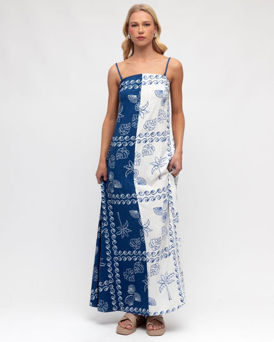 Paper Heart Maxi Dress - Brasilia