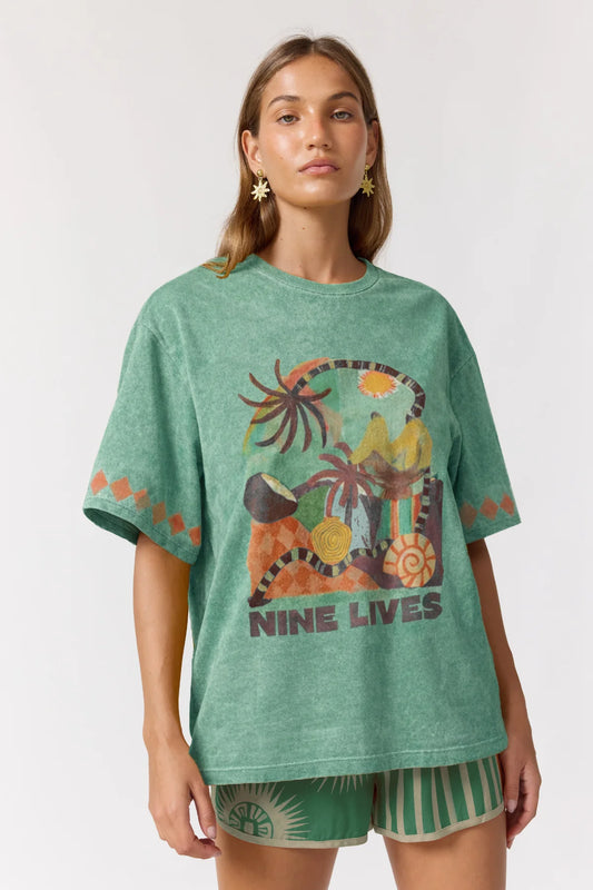 Silver Sun Tee - Nautical