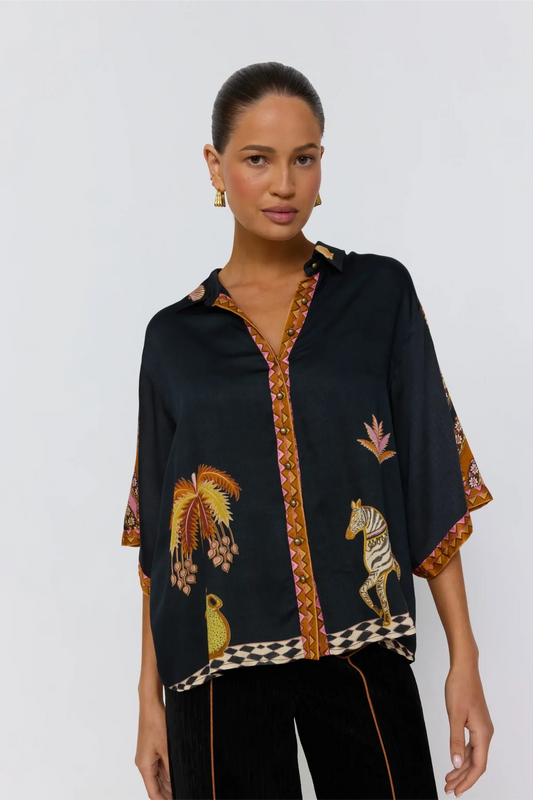 Lois Shirt -Safari