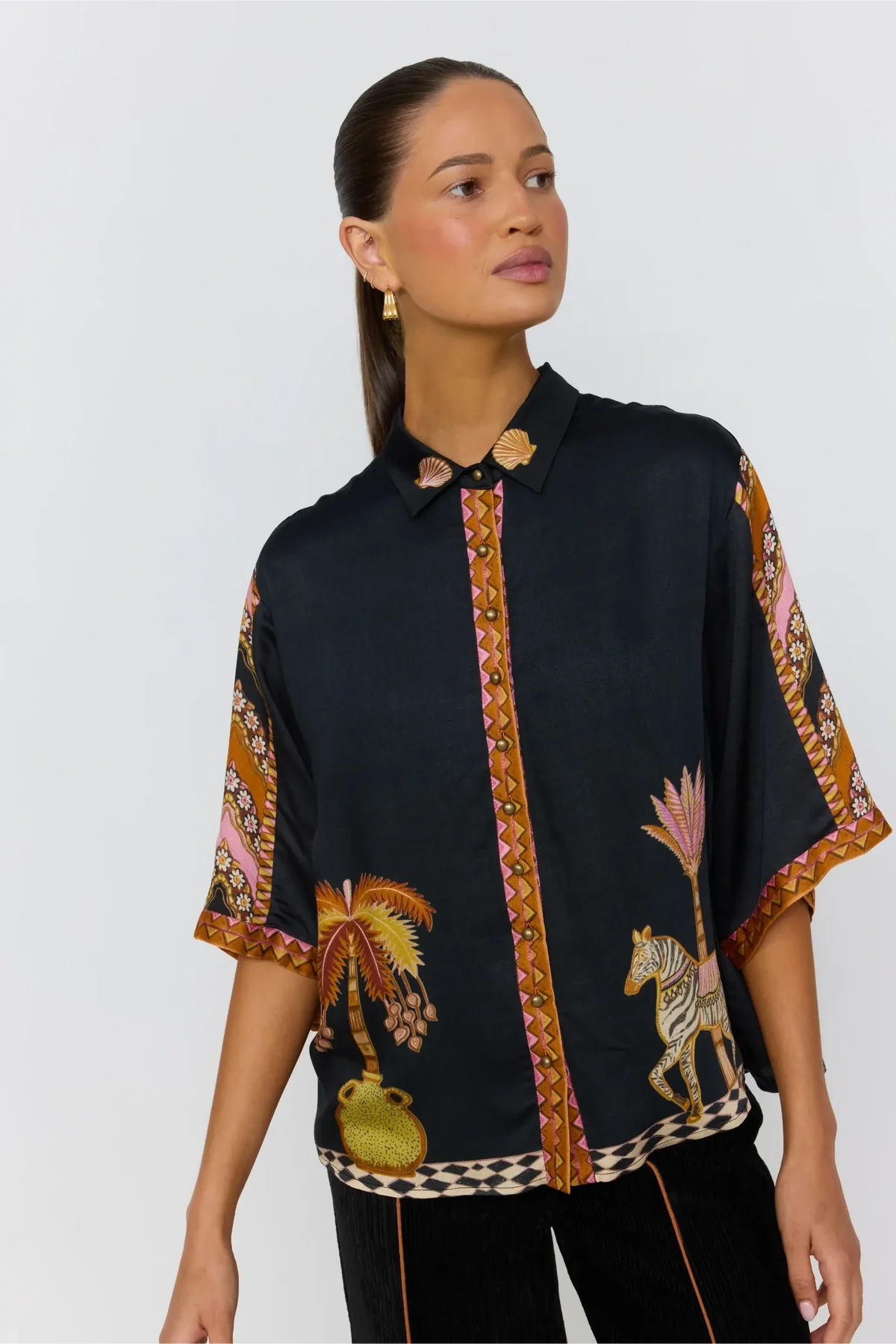 Lois Shirt -Safari