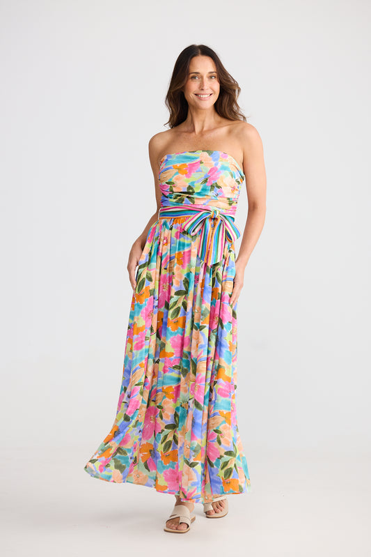 Avalon Dress - Electric Bloom