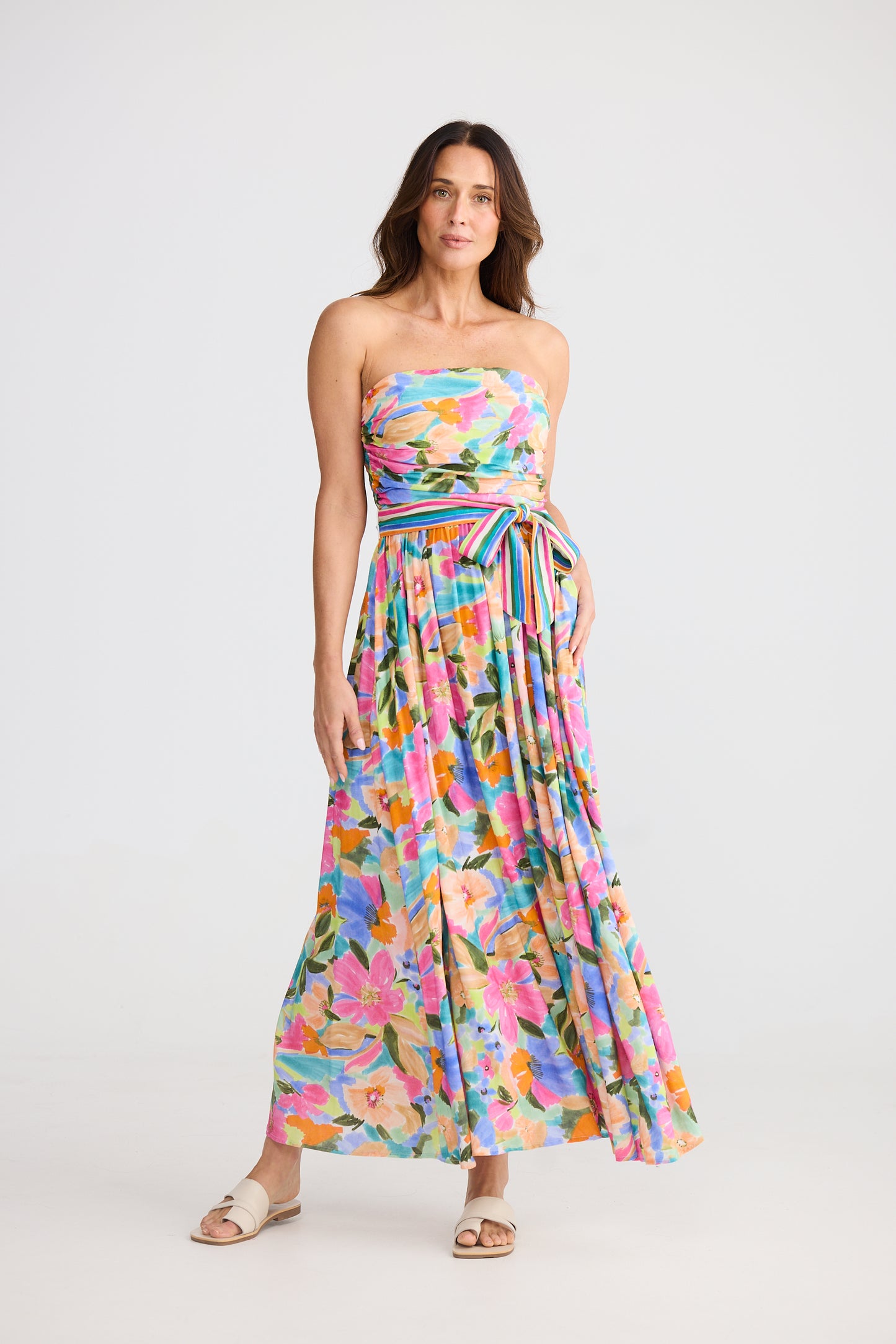 Avalon Dress - Electric Bloom