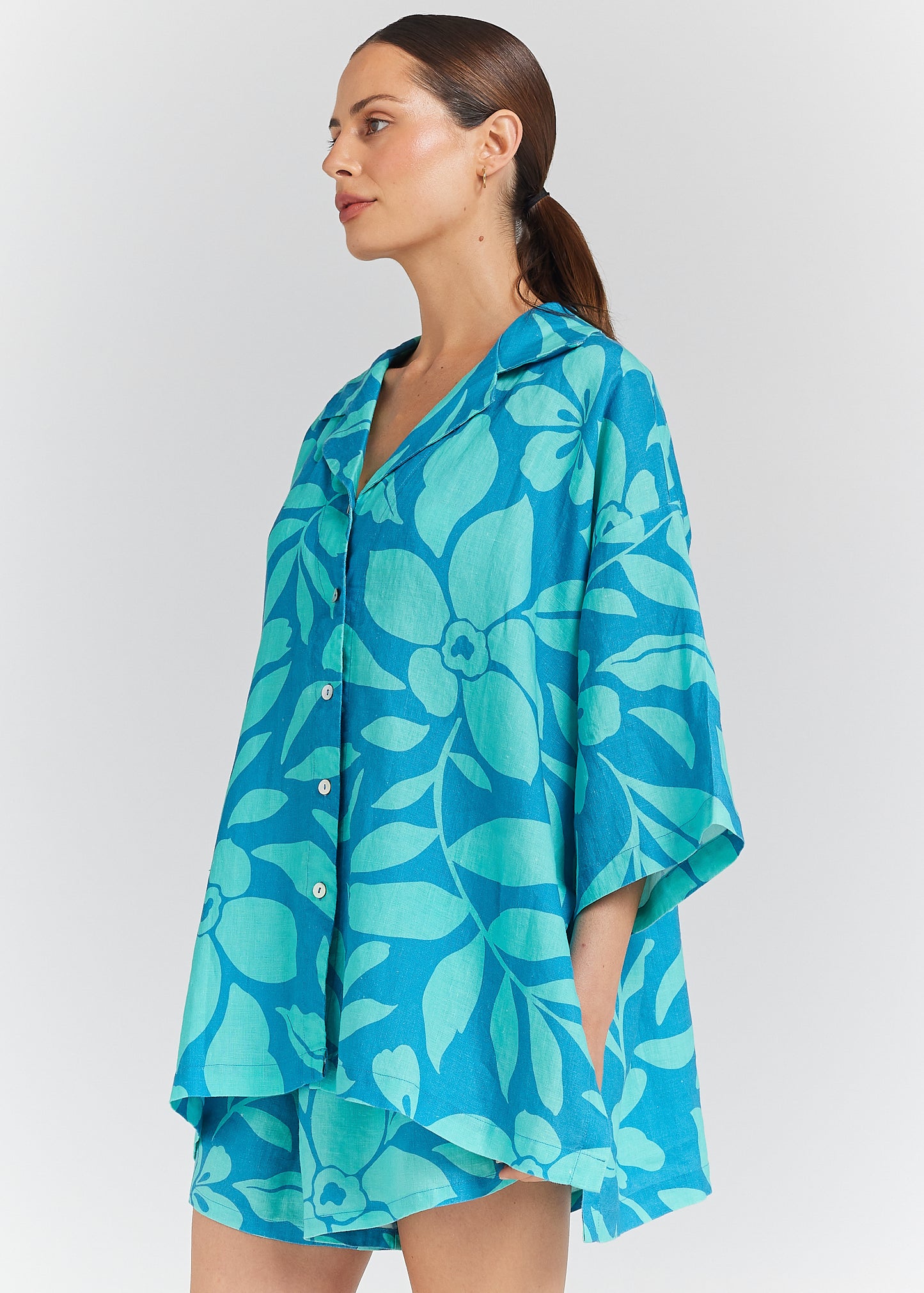Baja Over shirt - Ocean