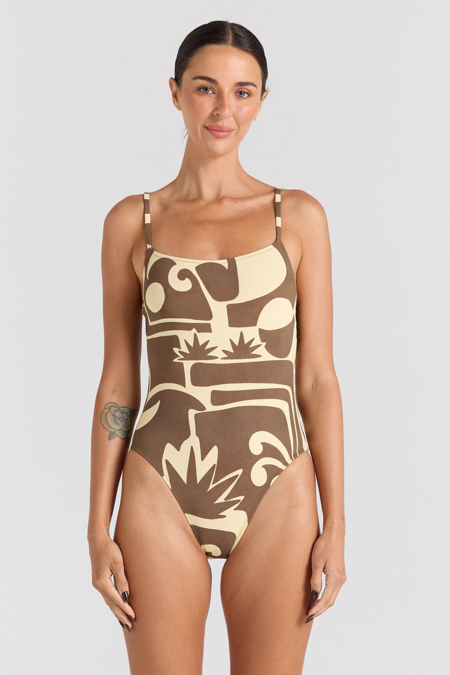 Beach Comber Singlet One piece - Banana