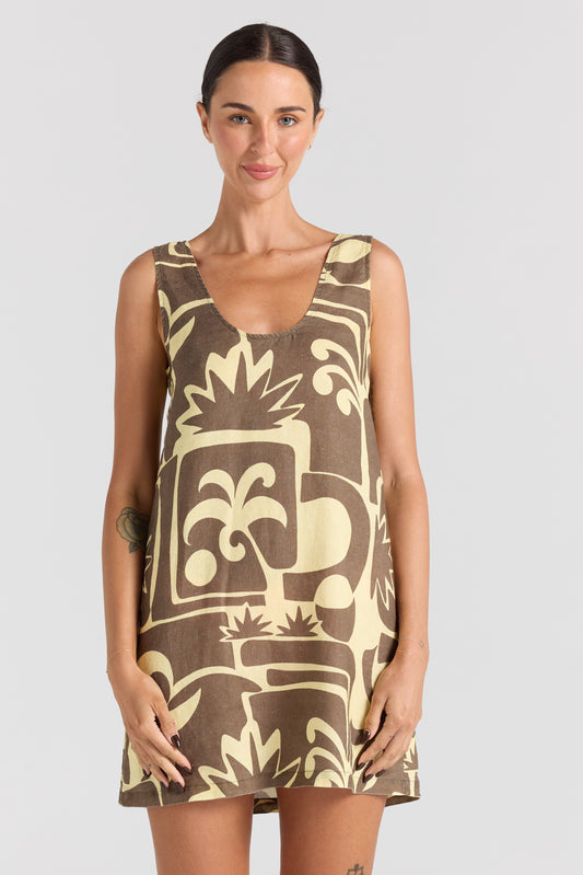 Beachcomber U Shift Dress - Banana