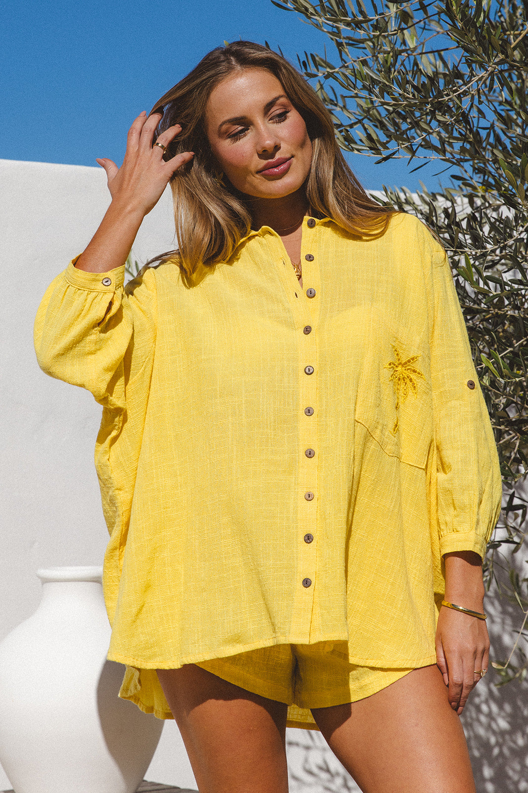 Palm Shirt - Sunshine