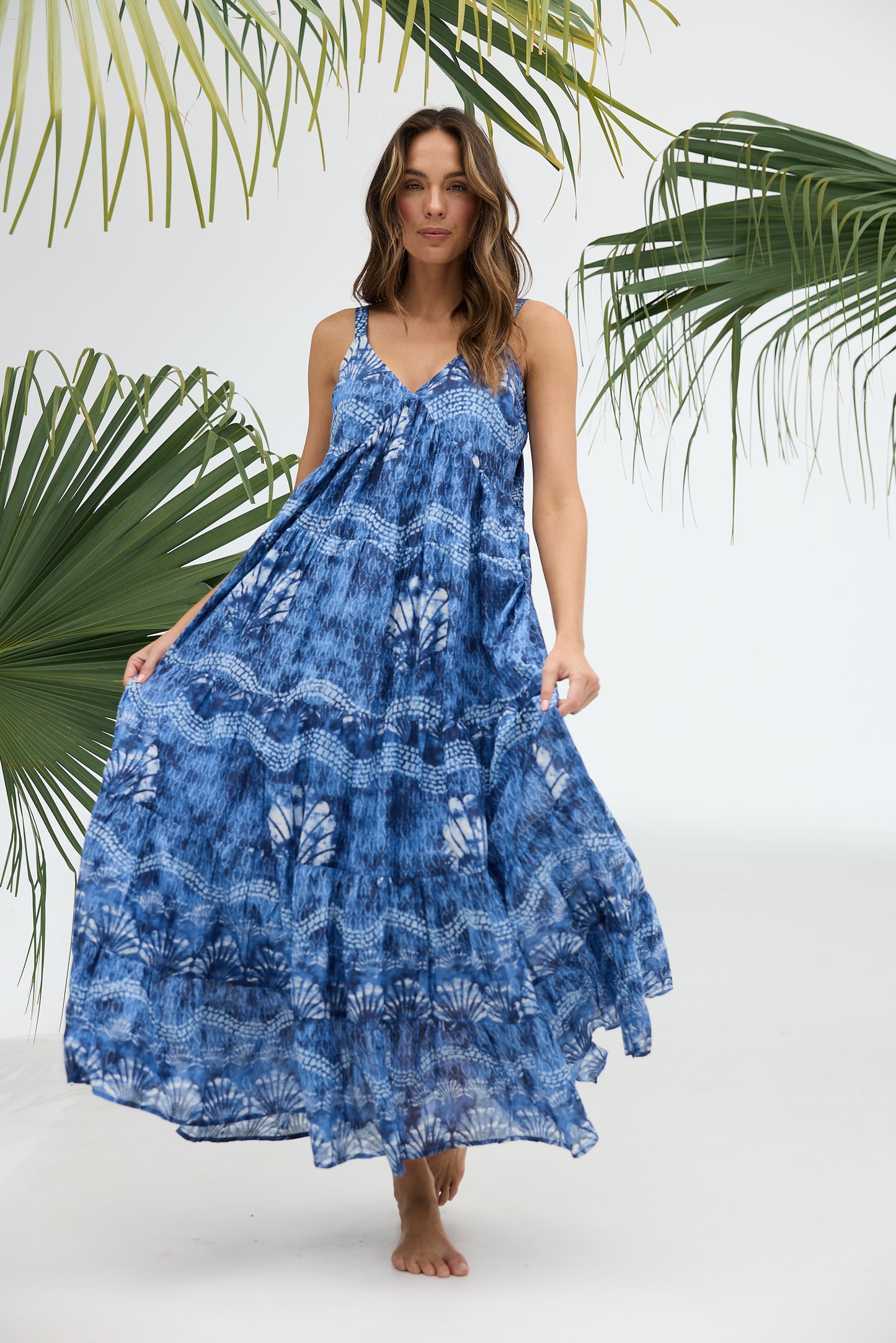 Evianna Dress - Ocean Clam