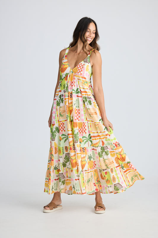 Evianna Dress - Tropical Fiesta