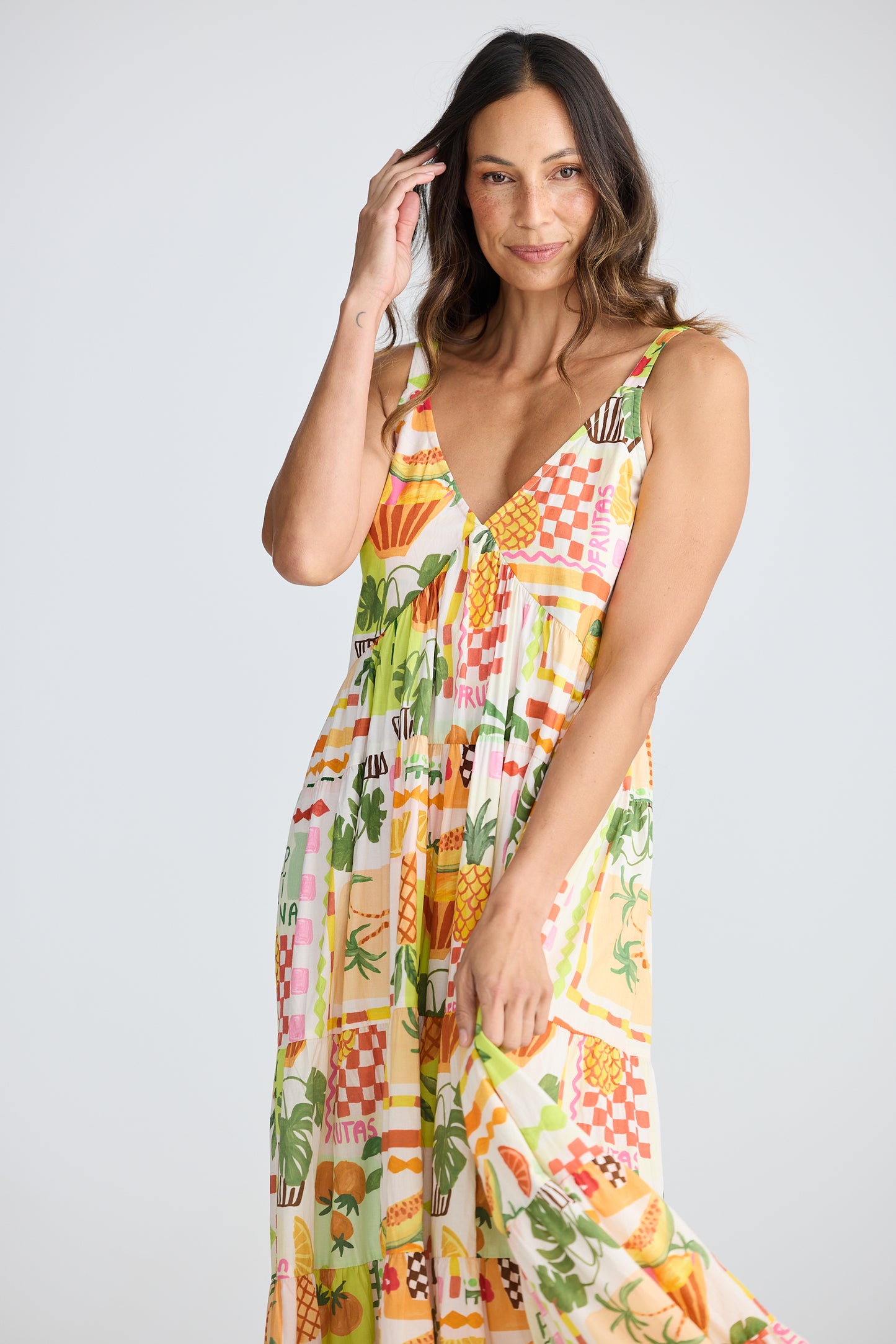 Evianna Dress - Tropical Fiesta