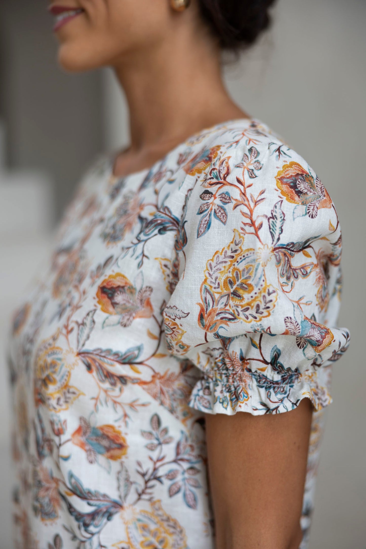 Sana Lilly Dress - Kaffir Print
