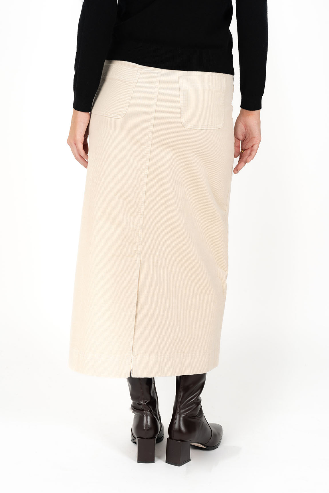 Billie Cord Skirt - Vanilla