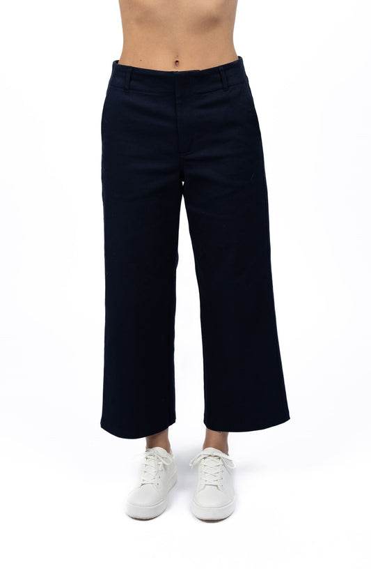 Margot Drill Pant - Deep Navy