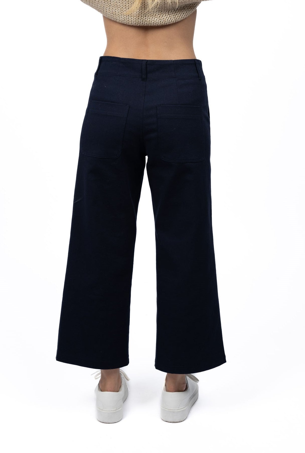 Margot Drill Pant - Deep Navy