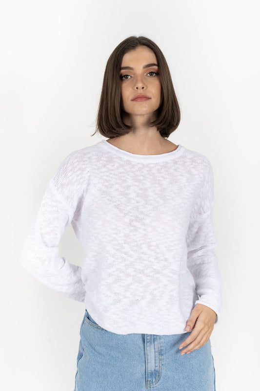 Sophia Sweater - White