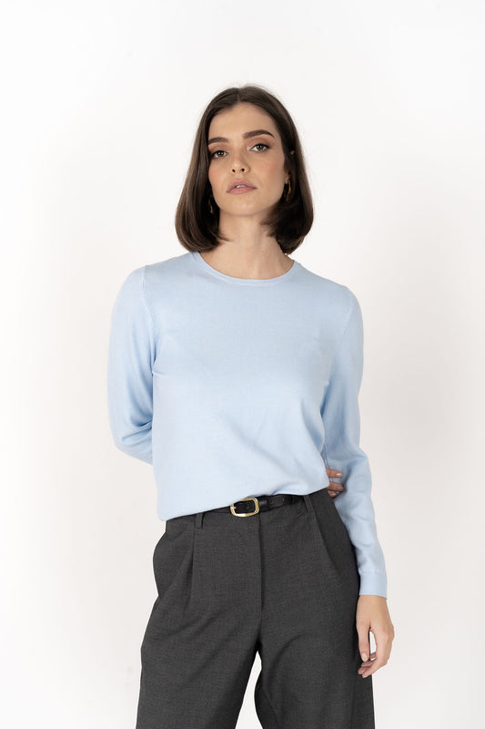 Mae Jumper- Ice Blue