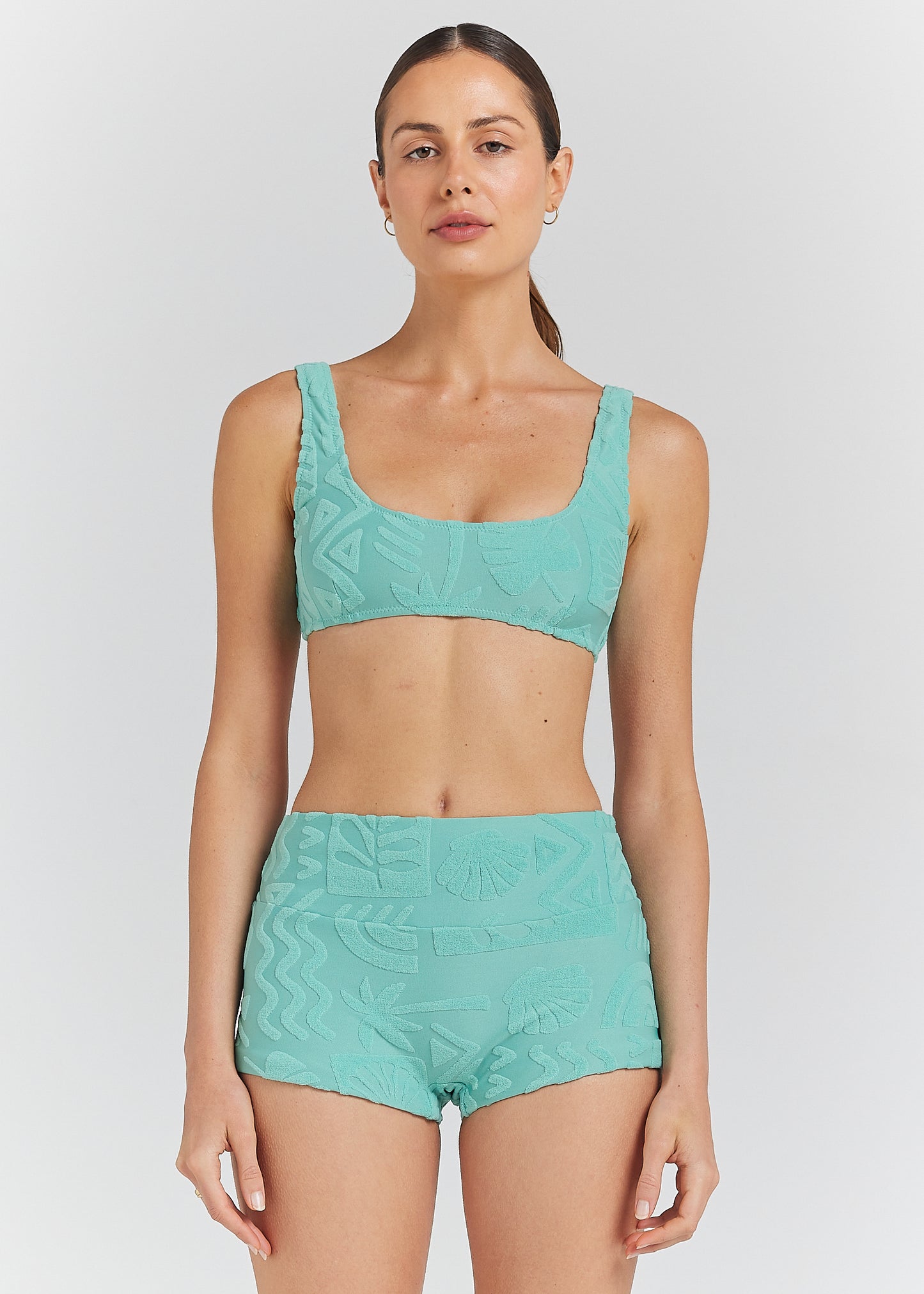 Mai Tai Crop Top- Jade