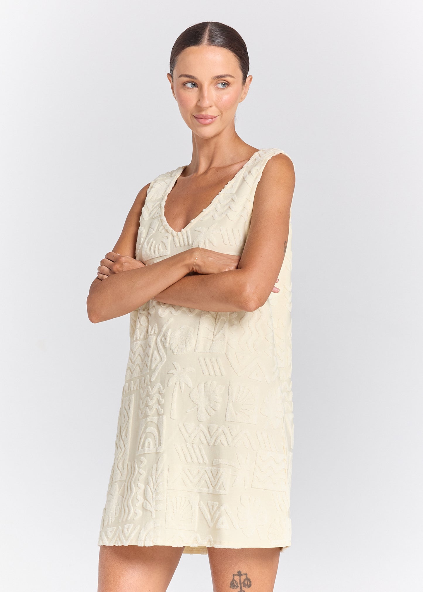 Mai Tai  Dress - Pearl