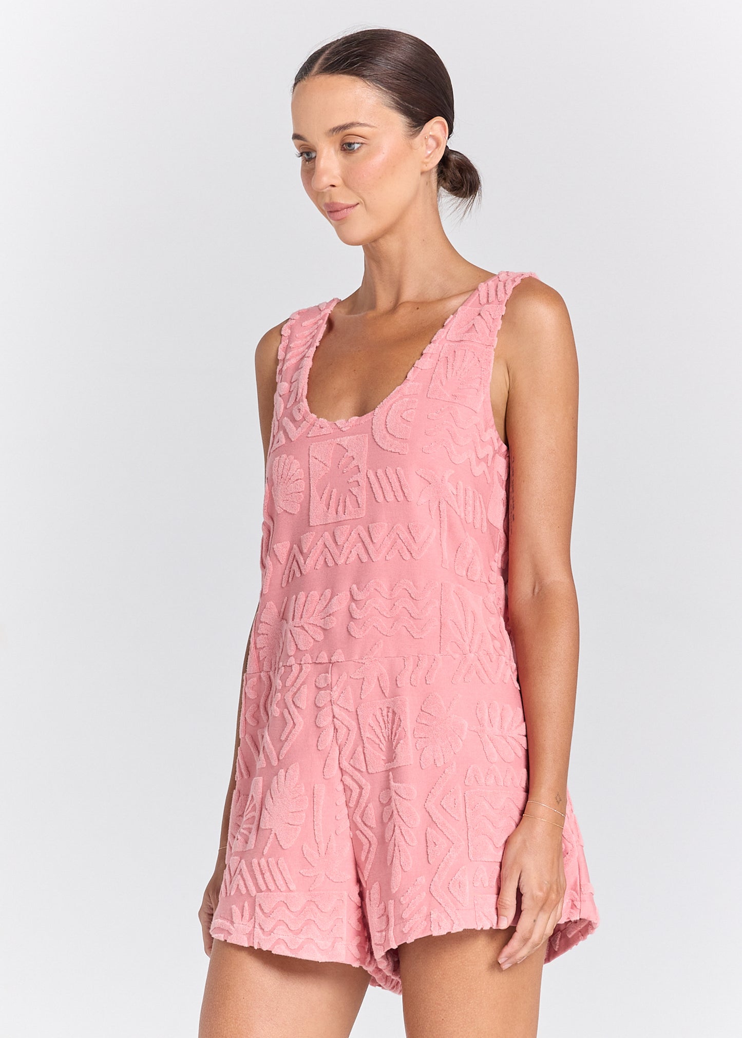 Mai Tai Romper - Rose