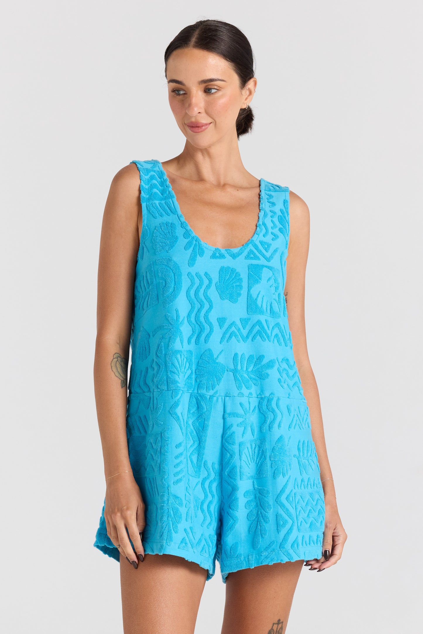 Mai Tai Romper - Topaz