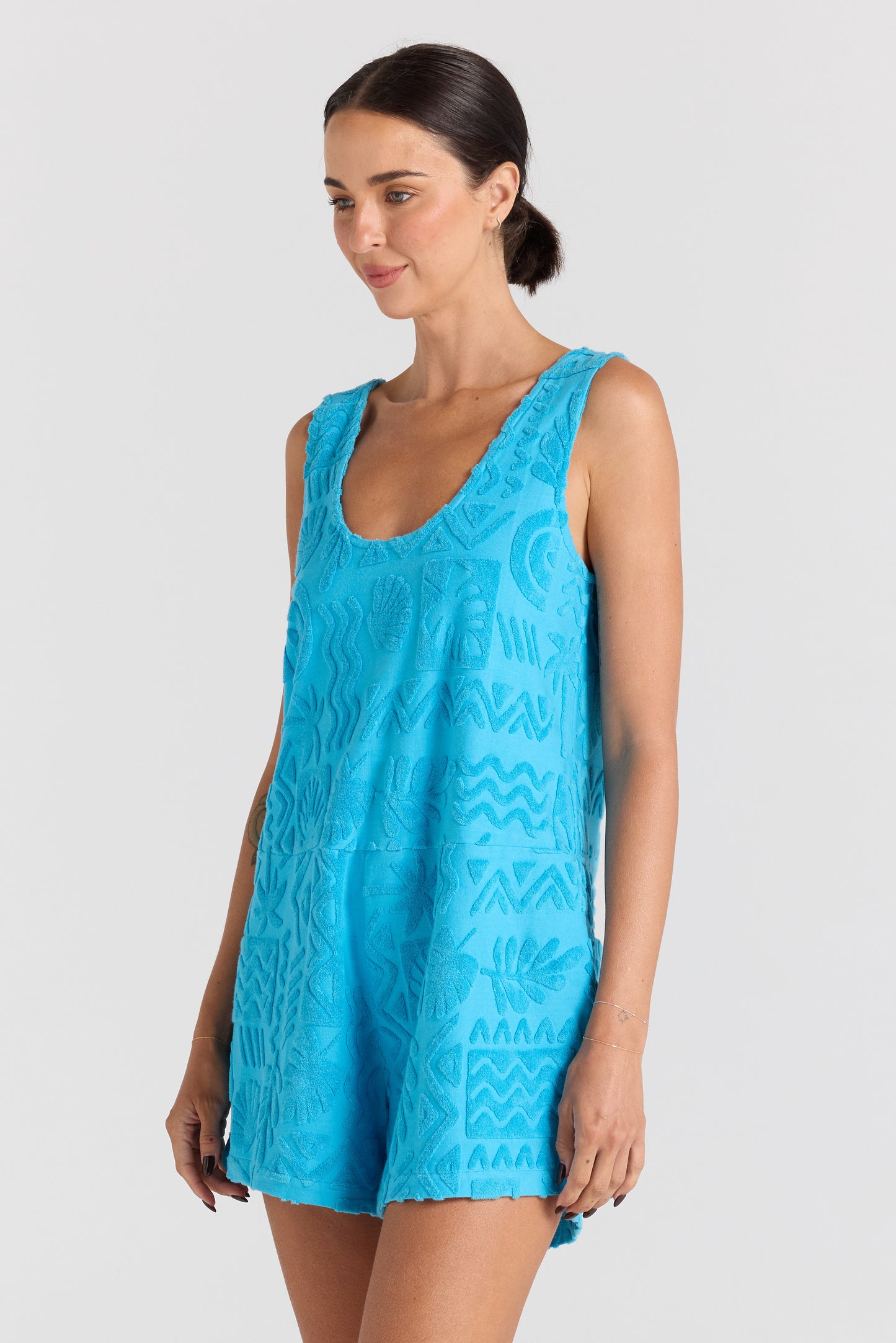 Mai Tai Romper - Topaz