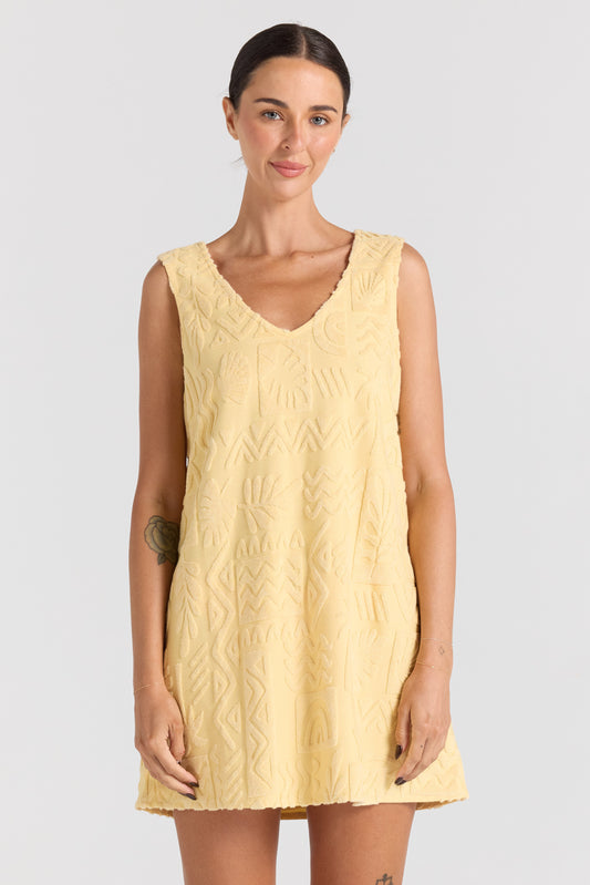 Mai Tai V Tunic Dress - Banana