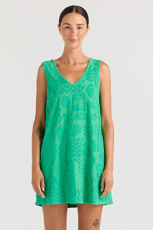 Mai Tai V Tunic Dress - Ivy