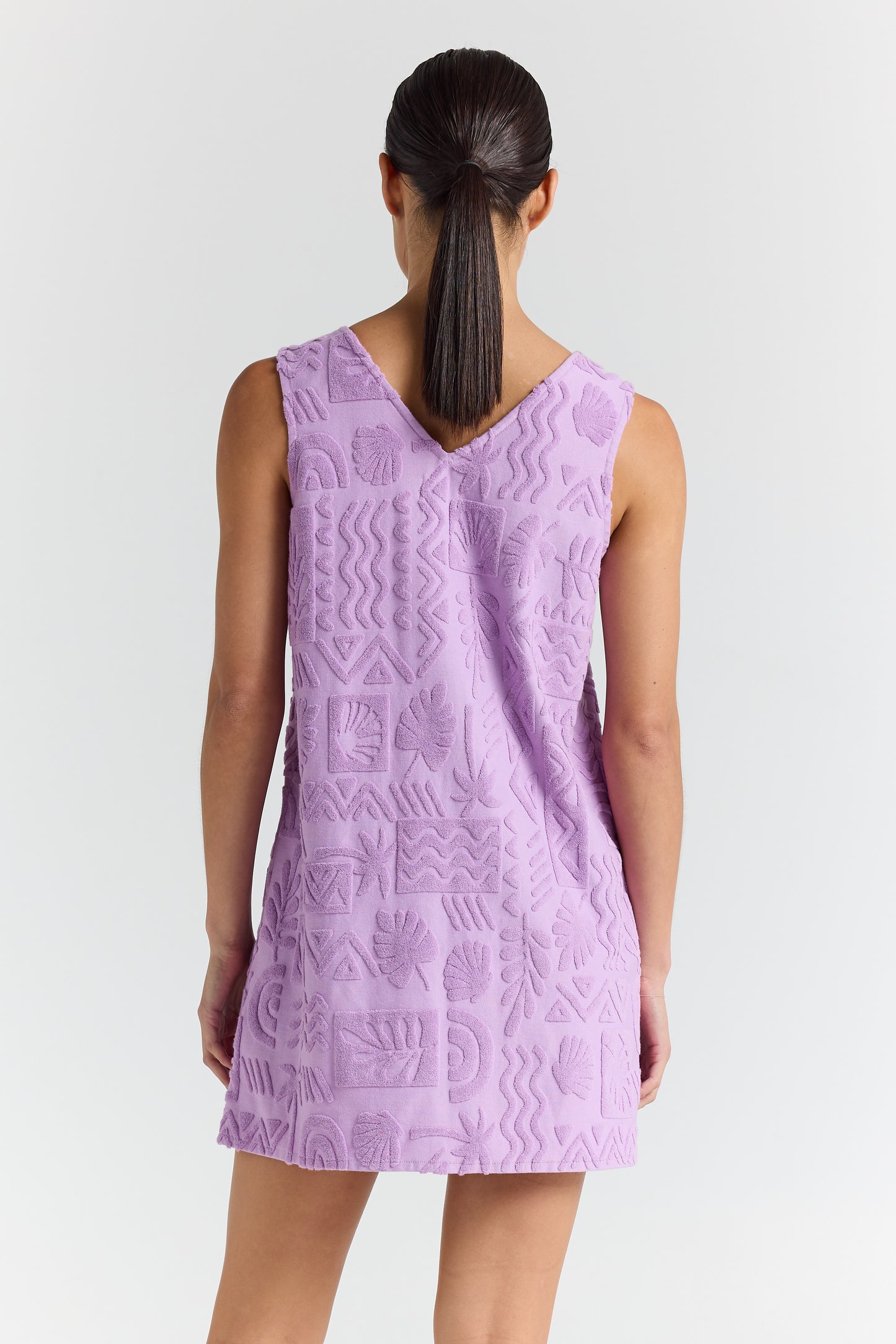 Mai Tai V Tunic Dress - Lilac