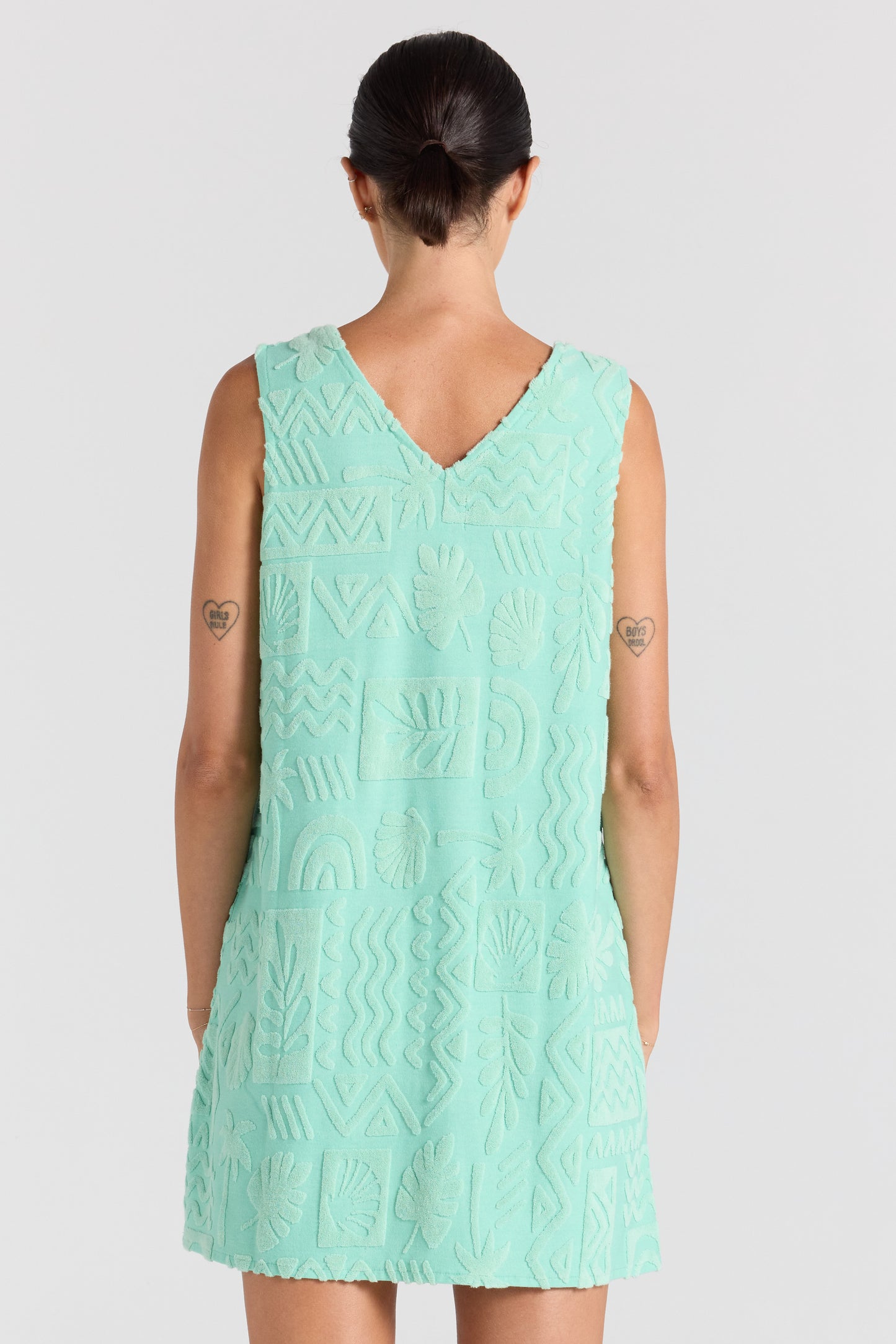 Mai Tai V Tunic Dress - Mint