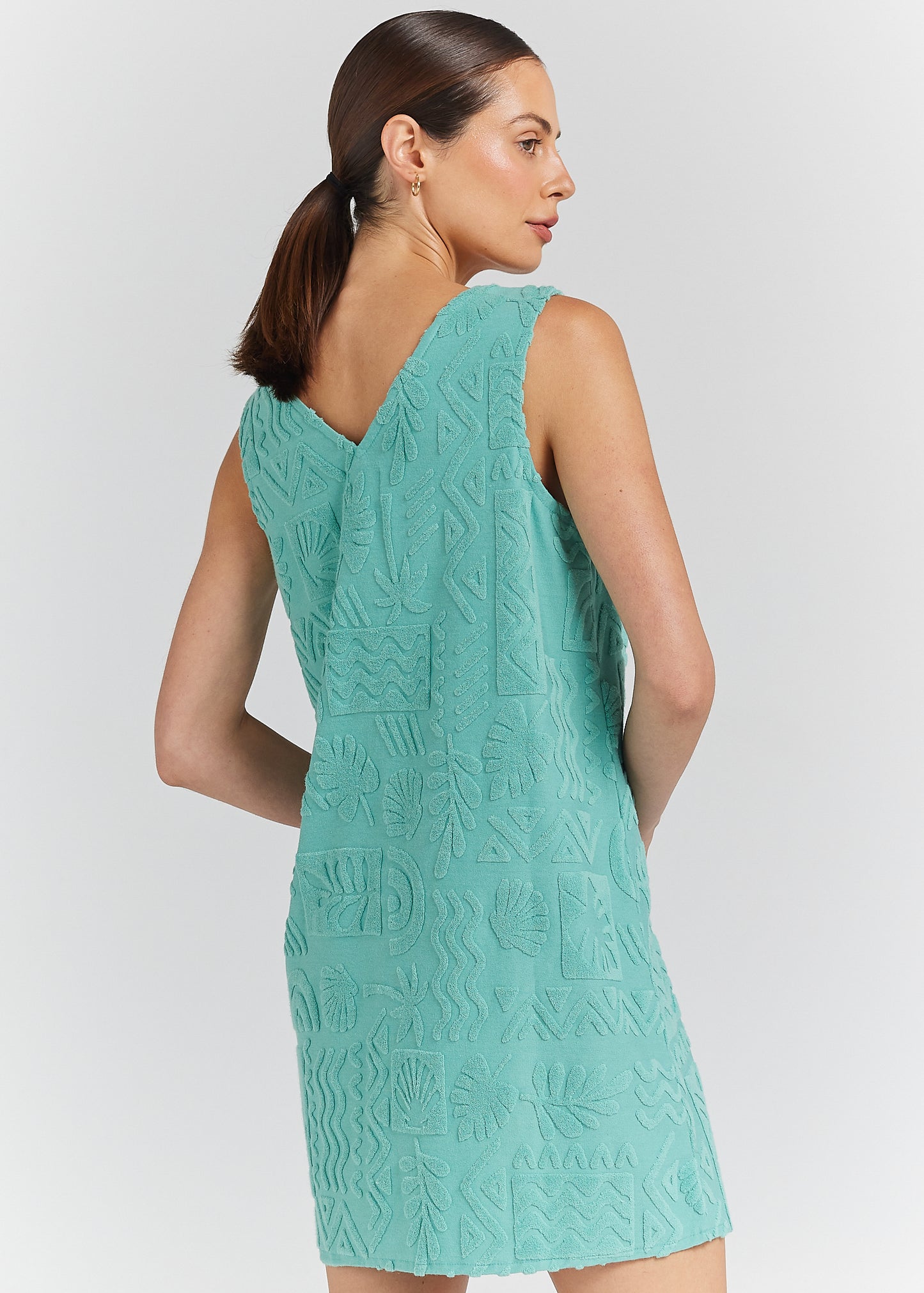 Mai Tai V Tunic Dress - Jade